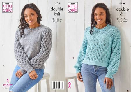 Sweaters in King Cole Simply Denim DK(6159)
