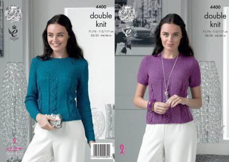 Sweater and Top in King Cole Glitz DK (4400)