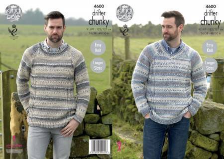 Sweaters in King Cole Drifter Chunky (4600)