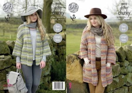 Jackets in King Cole Drifter Chunky (4603)
