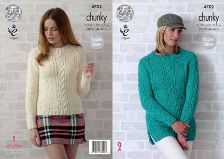 Sweaters in King Cole Big Value Chunky (4702)