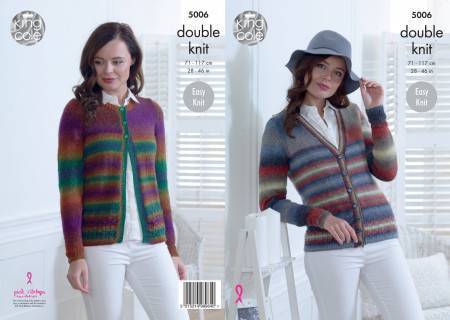 Cardigans in King Cole Riot DK (5006)