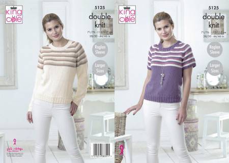 Sweaters in King Cole Cottonsoft DK (5125)