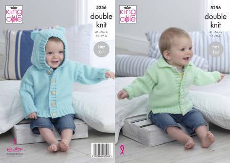 Jackets in King Cole Big Value Baby DK 50g (5256)