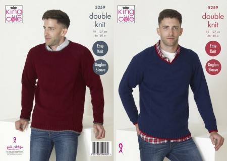Sweaters in King Cole Big Value DK 50g (5259)