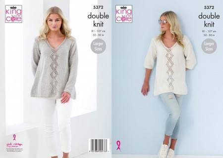 Sweaters in King Cole Cotton Top DK (5372)