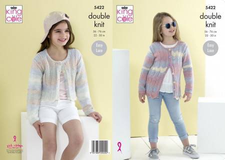 Cardigans in King Cole Beaches DK (5422)