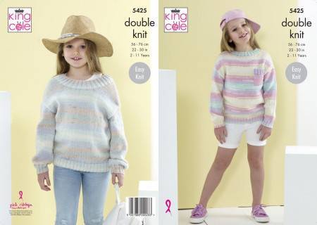 Sweaters in King Cole Beaches DK (5425)