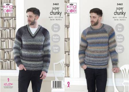Sweaters in King Cole Explorer Super Chunky (5462)