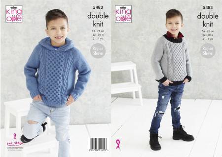 Sweaters in King Cole Subtle Drifter DK (5483) 