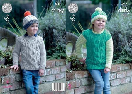 Sweaters and Hats in King Cole Comfort Chunky (4717)