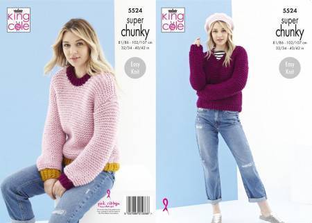 Sweaters in King Cole Timeless Super Chunky (5524)