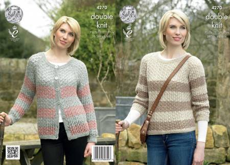 Sweater and Cardigan in Panache DK (4270)