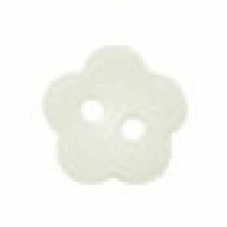Milward Buttons - Size 12mm, 2 Hole, White, Pack of 5