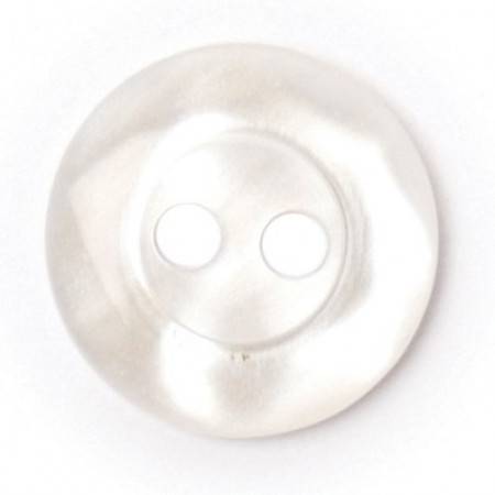Size 11mm, 2 Hole, Pearl White, Pack of 8