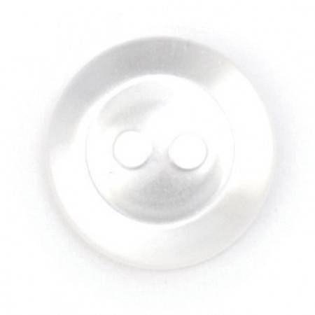 Size 13mm, 2 Hole, Pearl White, Pack of 5