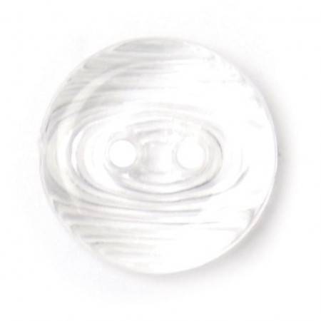 Size 12mm, 2 Hole, Swirl Effect, White, Pack of 5