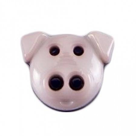 Size 15mm, Pig Shaped, Pink, Pack of 3