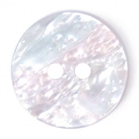 Size 15mm, 2 Hole, Pear Effect, Pearl White, Pack of 4
