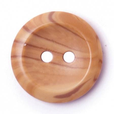 Size 17mm, 2 Hole, Wood Effect, Brown, Pack of 3