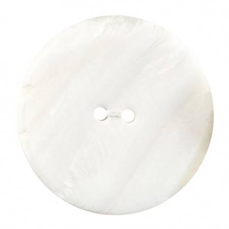 Size 38mm, 2 Hole, Marble Effect, White, Pack of 1