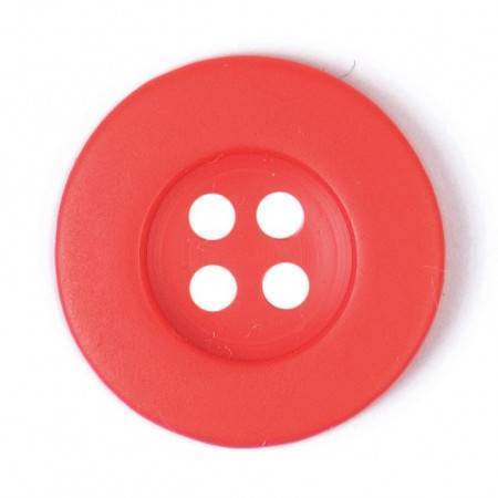 Size 12mm, 4 Hole, Red, Pack of 5