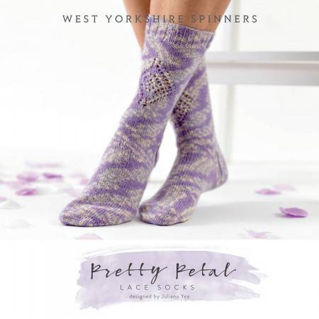 Pretty Petal Socks in West Yorkshire Spinners Signature 4 Ply (DBP0035)