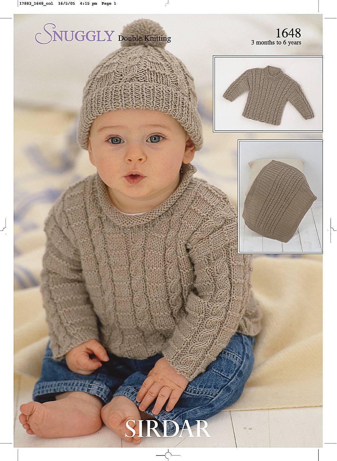 Sweaters, Blanket and Hat in Sirdar Snuggly DK (1648) | The Knitting ...