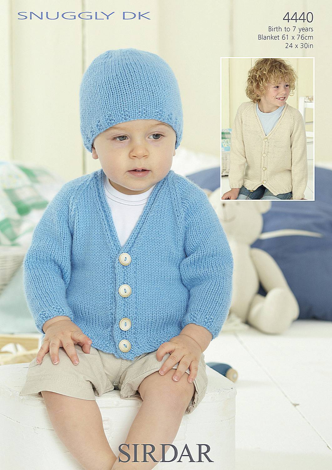 Boy's Cardigan, Hat and Blanket in Sirdar Snuggly DK (4440) | The ...