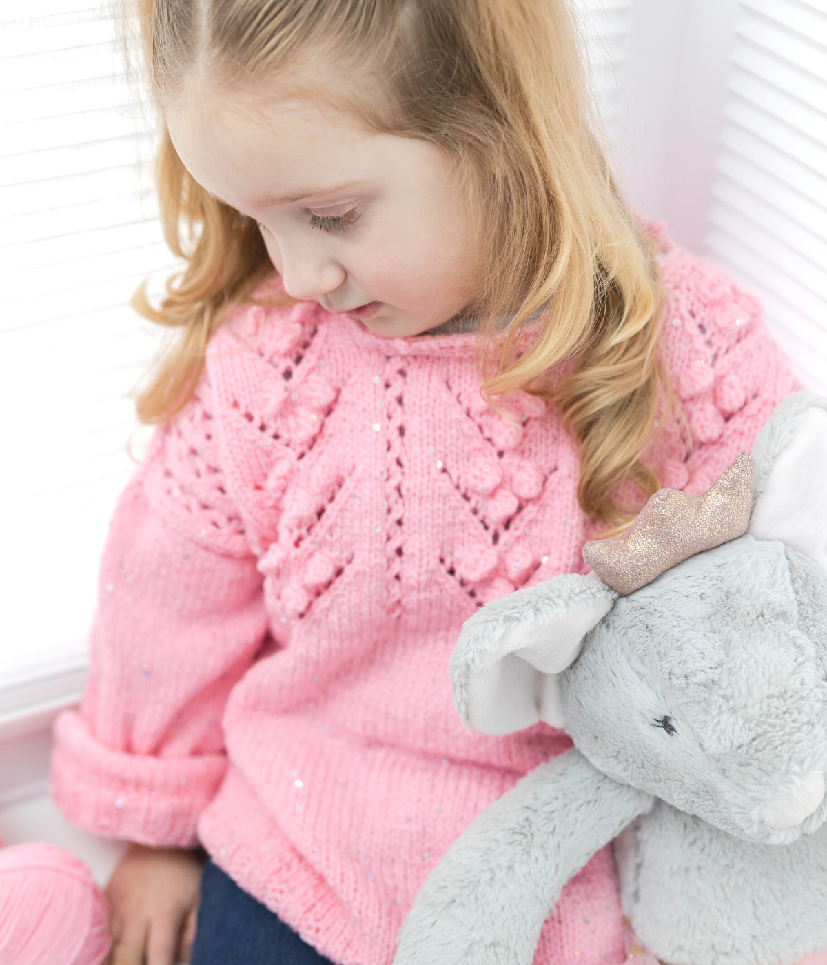 Lace Girls Jumper Knitting Pattern The Knitting Network