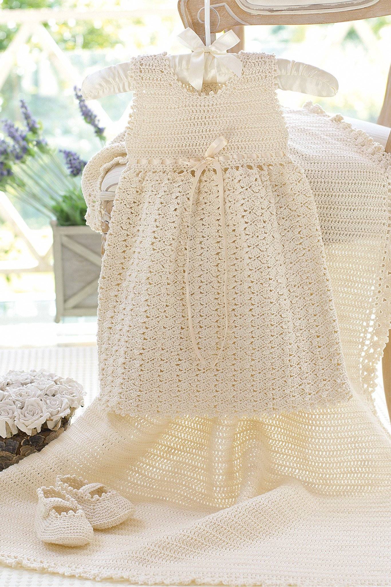 Buy Crochet Christening Gown Online In India - Etsy India