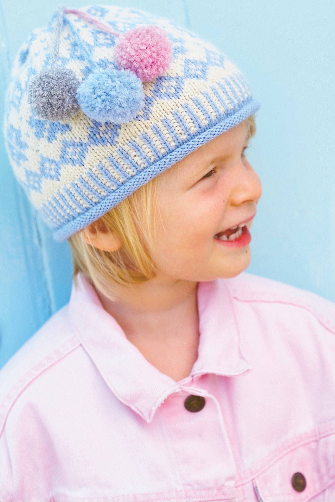 Girls Winter Hat Knitting Pattern | The Knitting Network