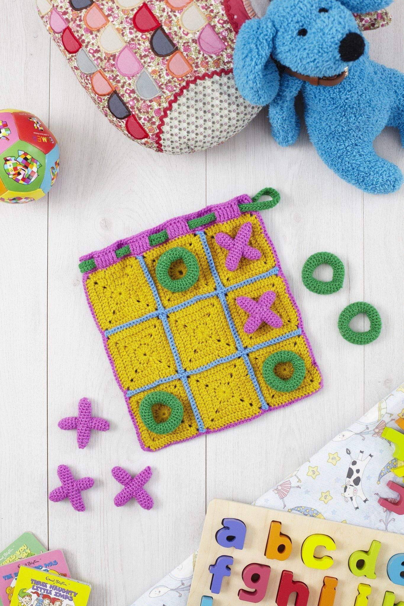 Noughts and Crosses Game Crochet Pattern The Knitting Network