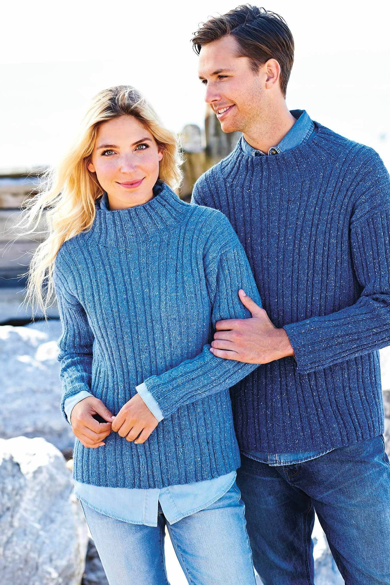 basic round-yoke unisex pullover – Quince & Co.