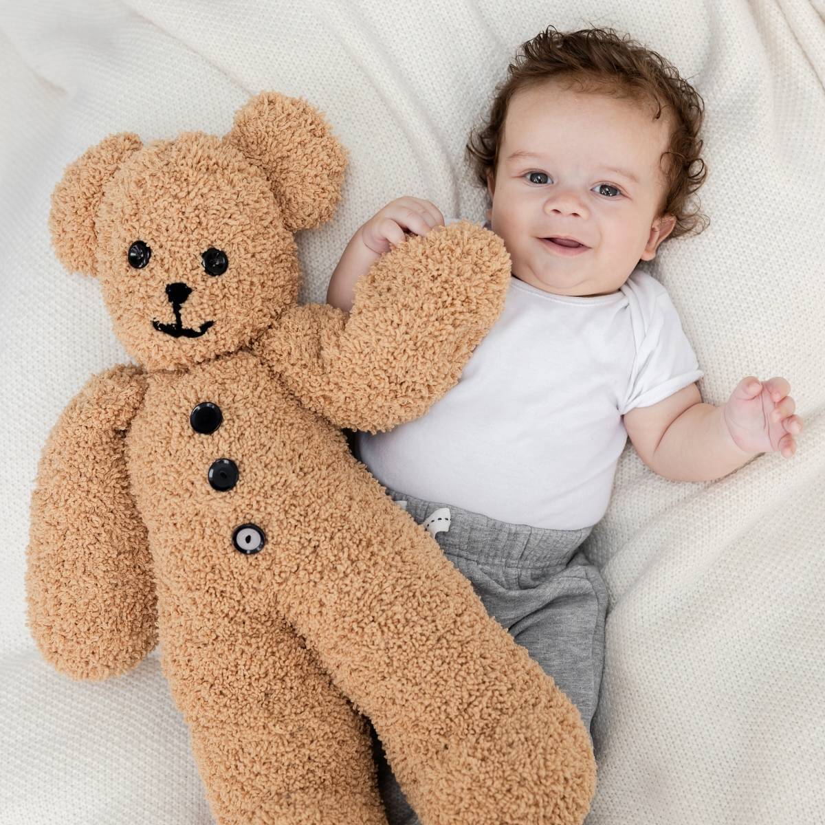 Stan the Teddy Bear in Elements Colours Teddy | The Knitting Network