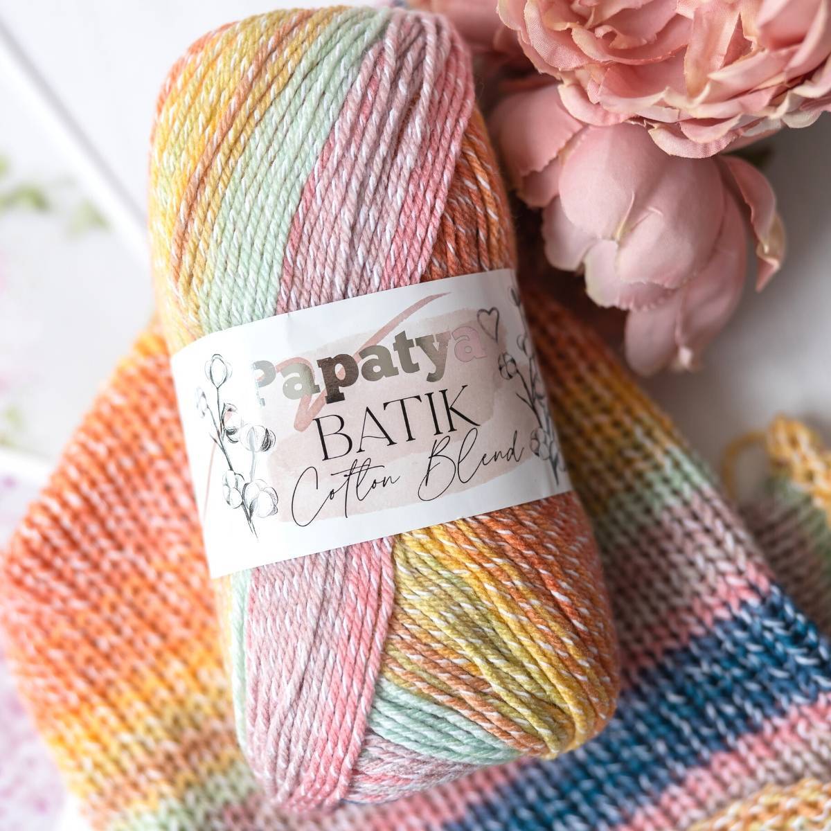 Papatya Batik Cotton Blend | The Knitting Network
