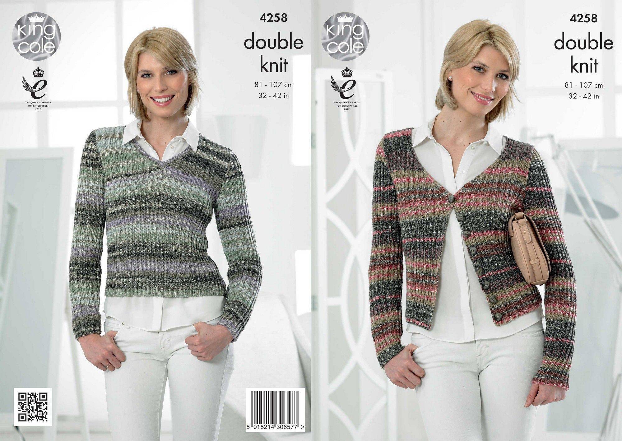 Cardigan and Top in King Cole Drifter DK (4258) | The Knitting Network