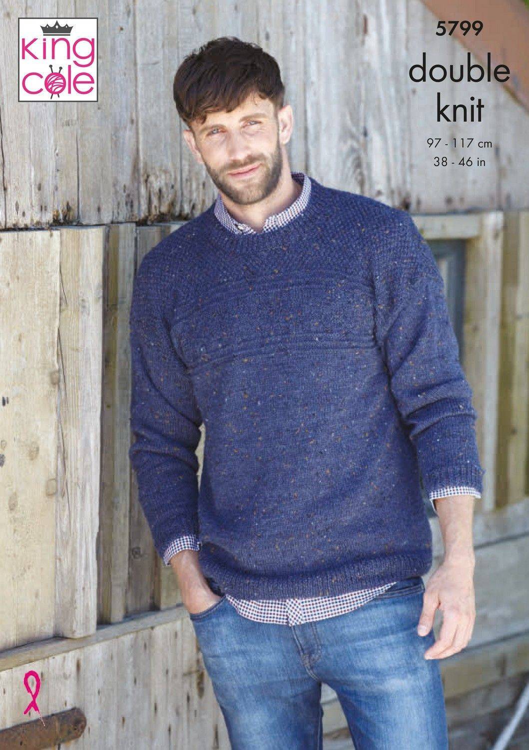 Sweaters in King Cole Homespun DK (5799) | The Knitting Network