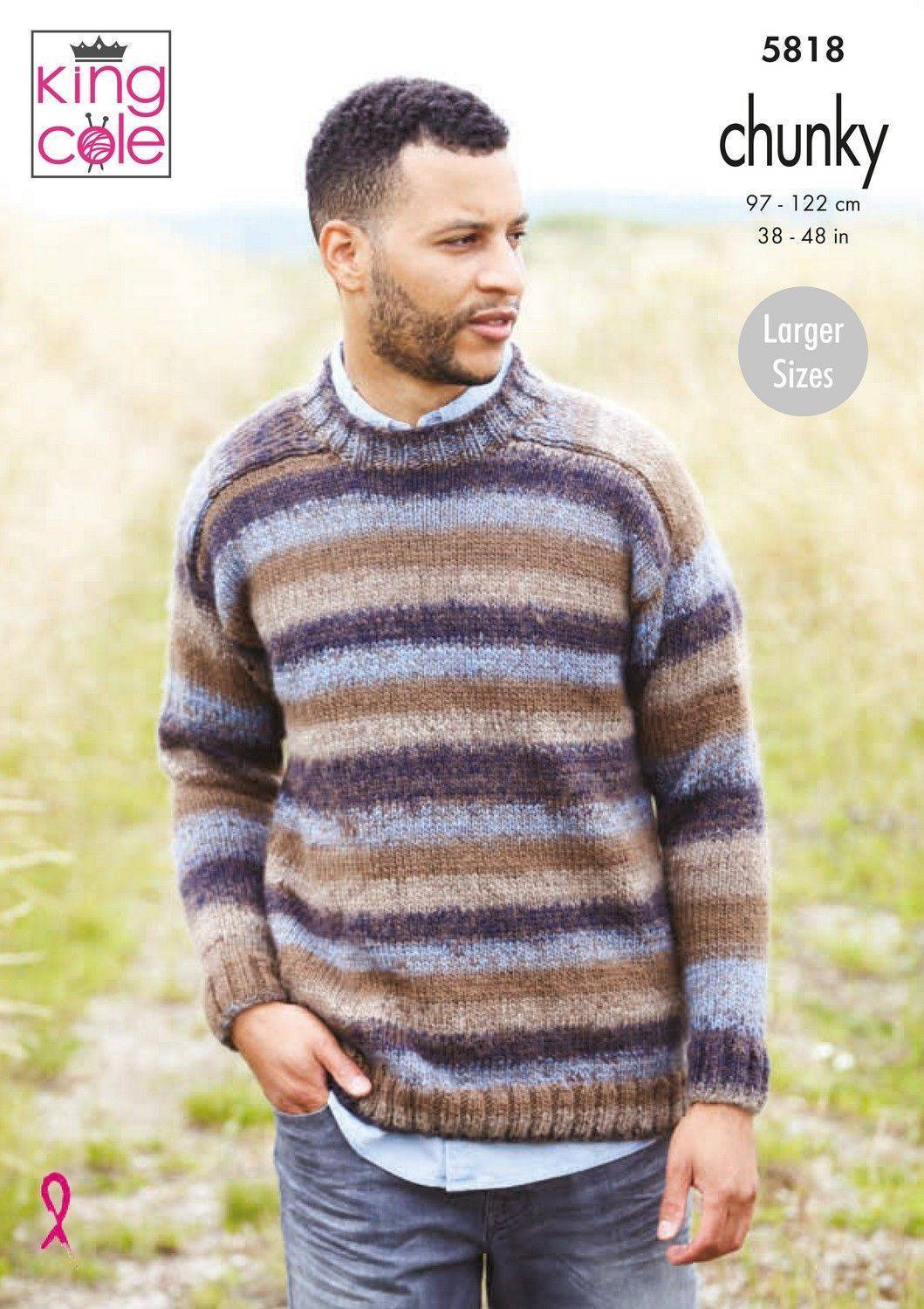 Sweaters in King Cole Autumn Chunky (5818) | The Knitting Network
