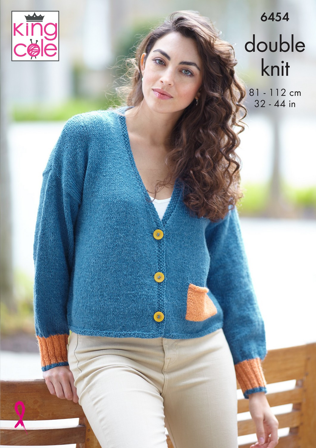 Cardigan and Sweater in King Cole Eternity DK (6454)