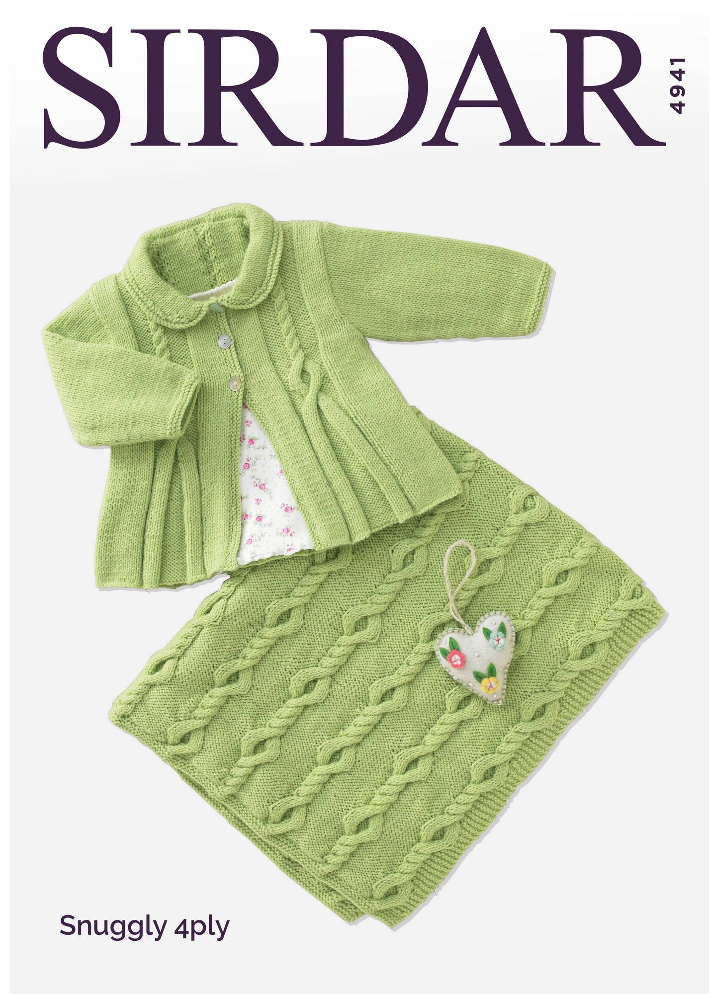 Matinee Coat and Blanket in Sirdar Snuggly 4 Ply (4941) | The Knitting ...