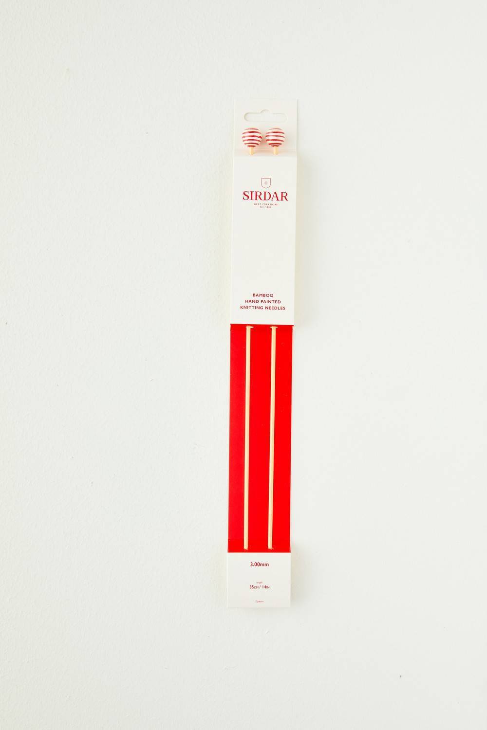 12mm Long Bamboo Knitting Needles (35cm)