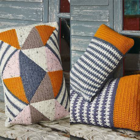 Cushion Covers in Alpaca Tweed DK and Chunky (9458) | The ...