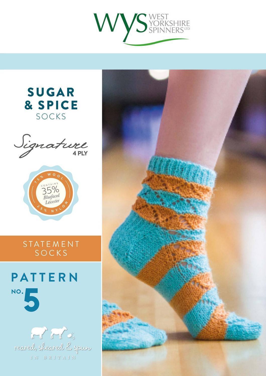 Sugar and Spice Socks in West Yorkshire Spinners Signature ...