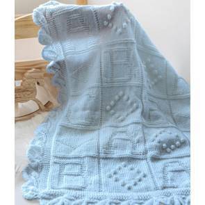 Emu ABC Blanket Bundle - Baby Blue Colourway (Kit)