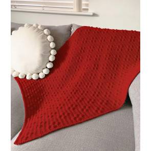 The Diamond Circle Blanket - Red Ruby