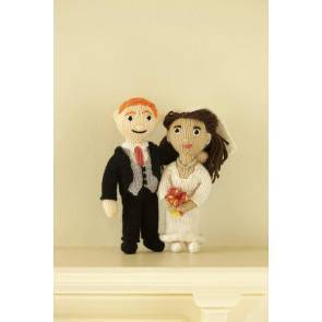 Harry and Meghan Bride and Groom Dolls Knitting Patterns