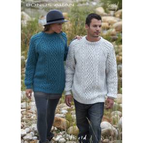 Sweaters in Hayfield Bonus Aran (9465)