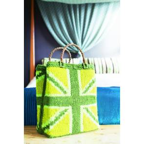 Tote bag with Union Jack pattern 