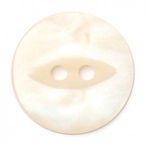 Size 17mm, 2 Hole, Pearl White, Pack of 4